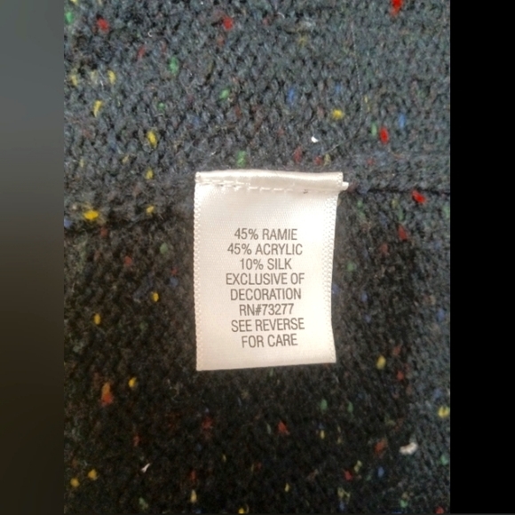 Vintage Croft & Barrow Fall Foliage Embroidered Cardigan Size M - Picture 8 of 9